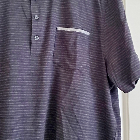 Axist gray striped polo - Picture 4 of 6